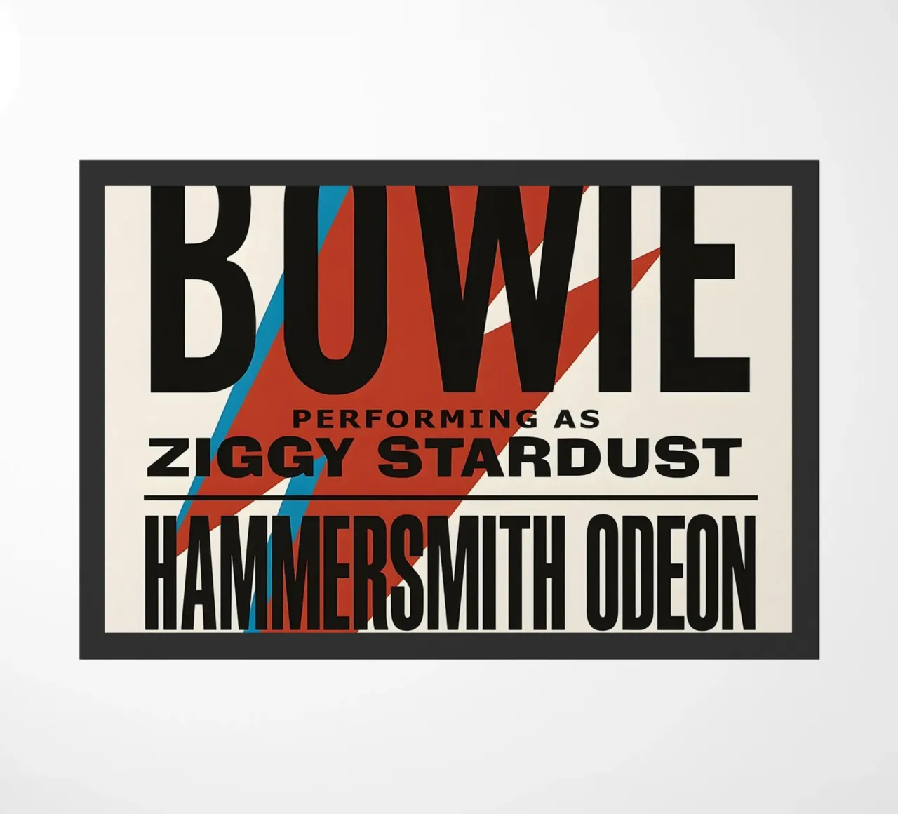Reproduction David Bowie Hammersmith Odeon Music zerbino da DGUnder
