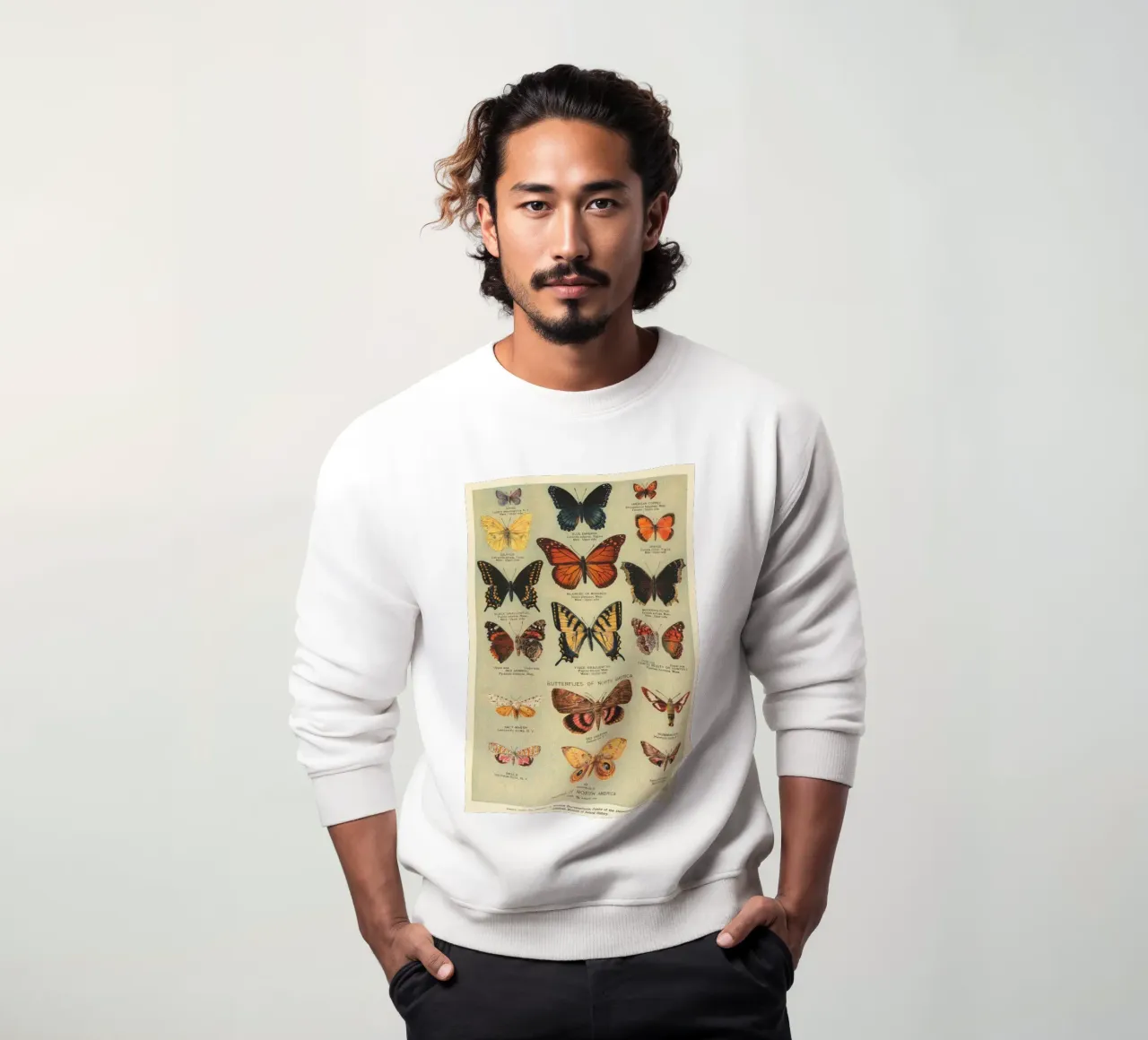 vlinders motten natuur wildlife insecten entomologie sweatshirt van Graham Robertson
