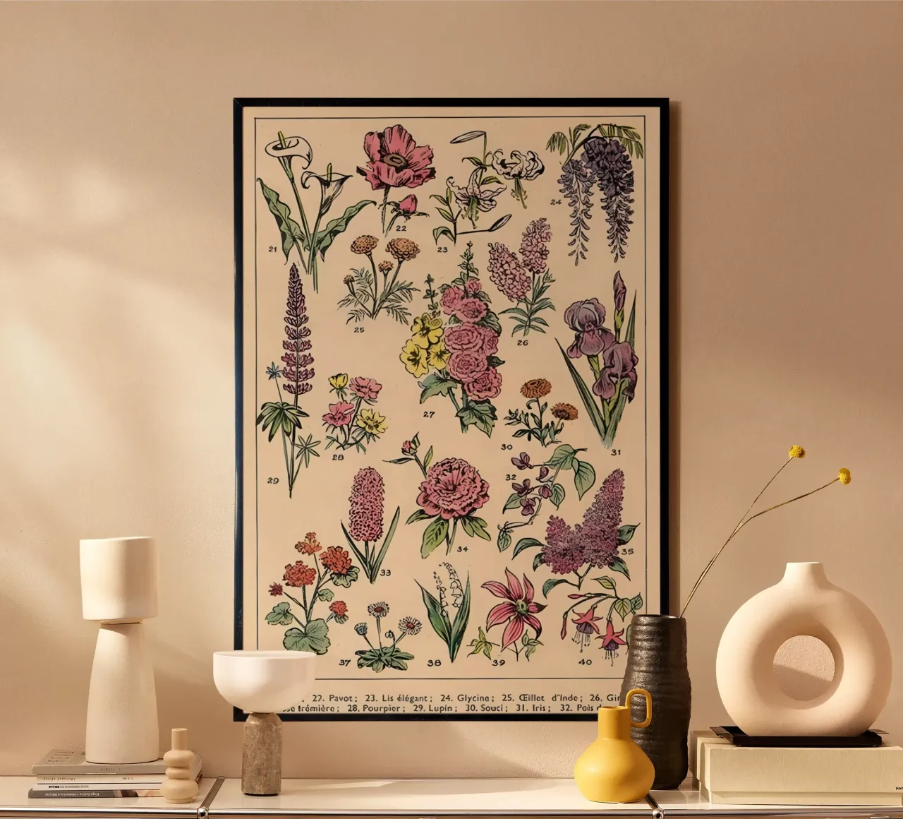 flores aráceas amapola lirio glicinia hahnemühle de Graham Robertson