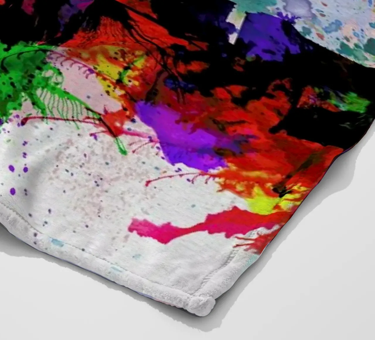 Rome Watercolor Skyline coperta in pile da Naxart