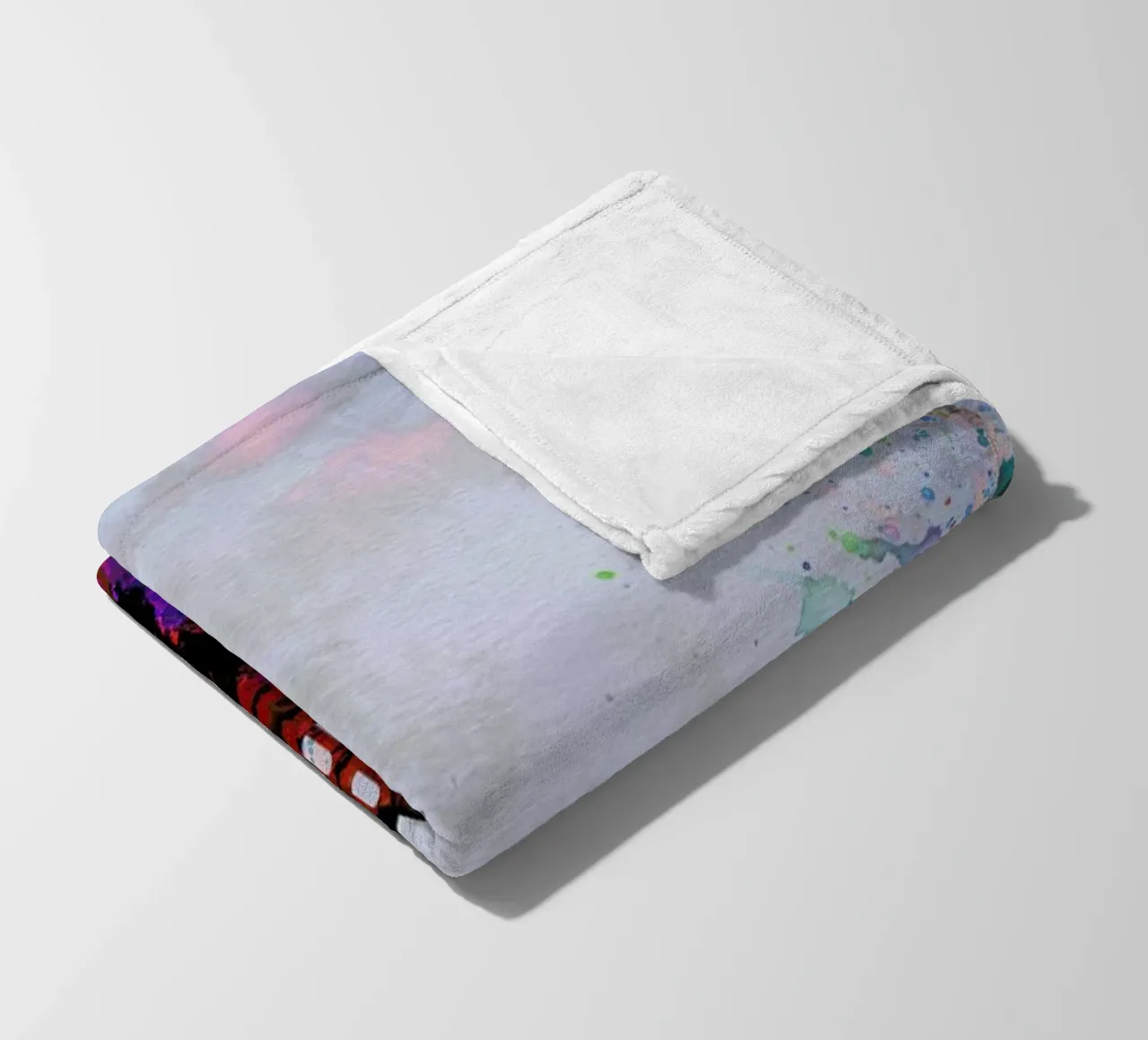 Rome Watercolor Skyline coperta in pile da Naxart