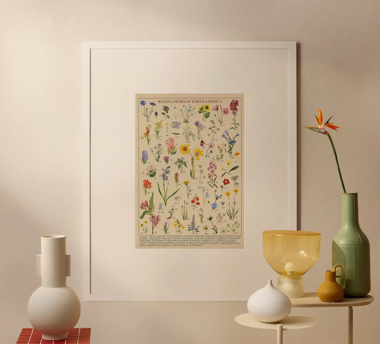 Wildblumen botanisch Nordamerika Hahnemühle von Graham Robertson