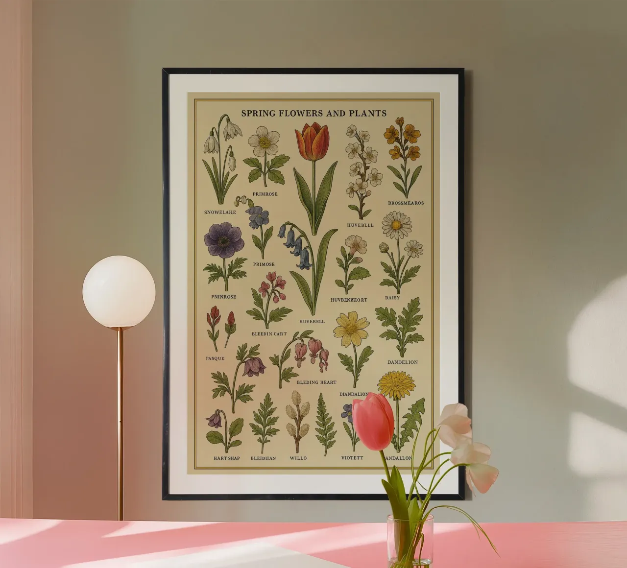 fiocco di neve primula tulipano brossemaeros carta hahnemühle da Graham Robertson