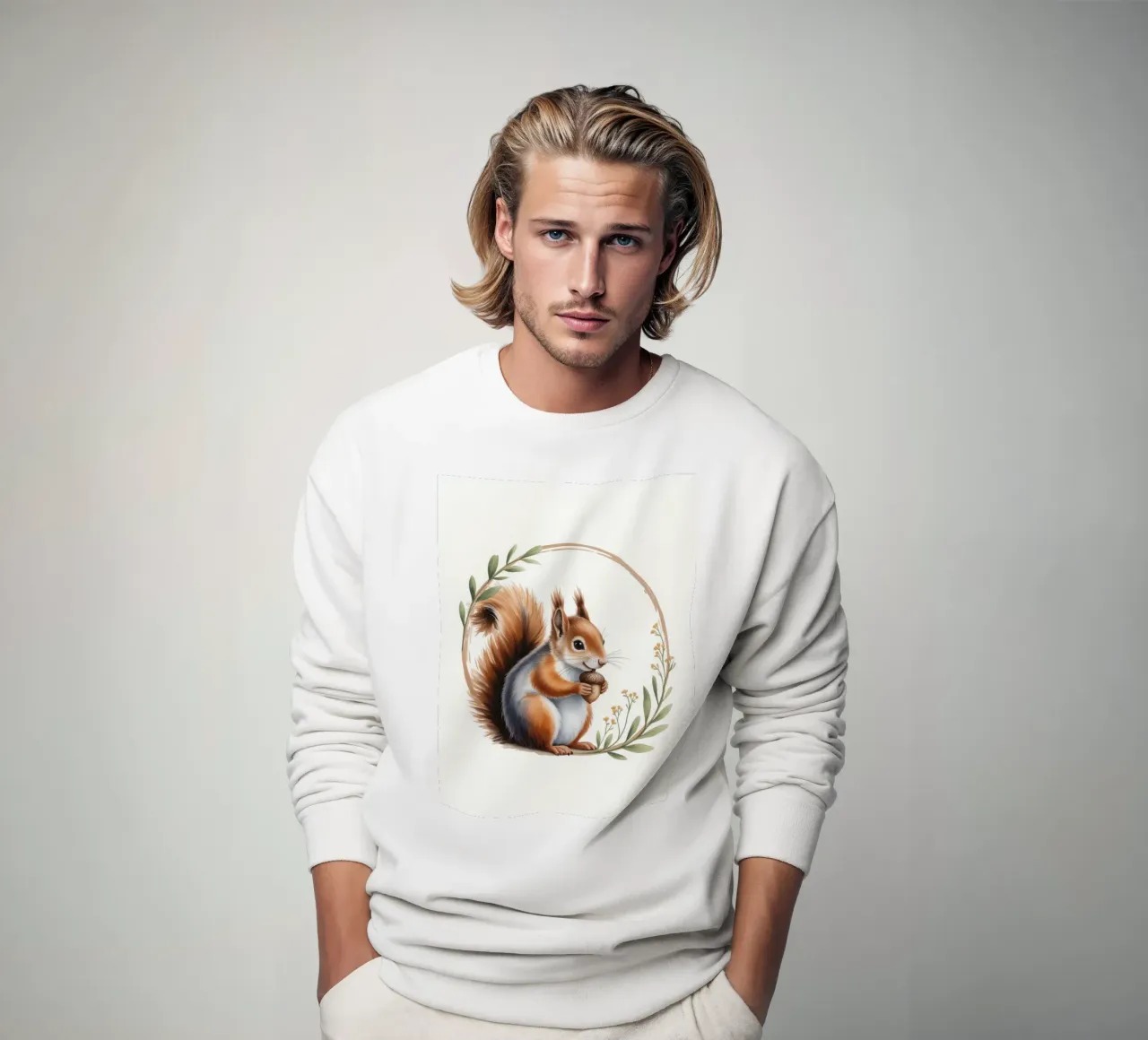 Max the Little Sqirrel sweatshirt van Klitzeklein