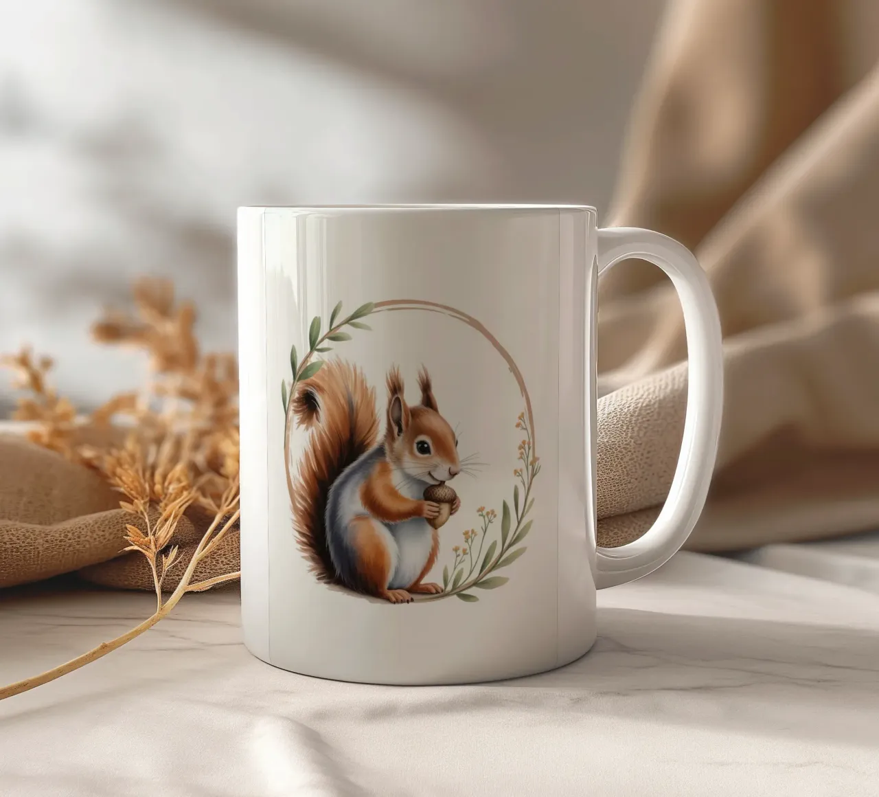 Max the Little Sqirrel tazza in ceramica da Klitzeklein