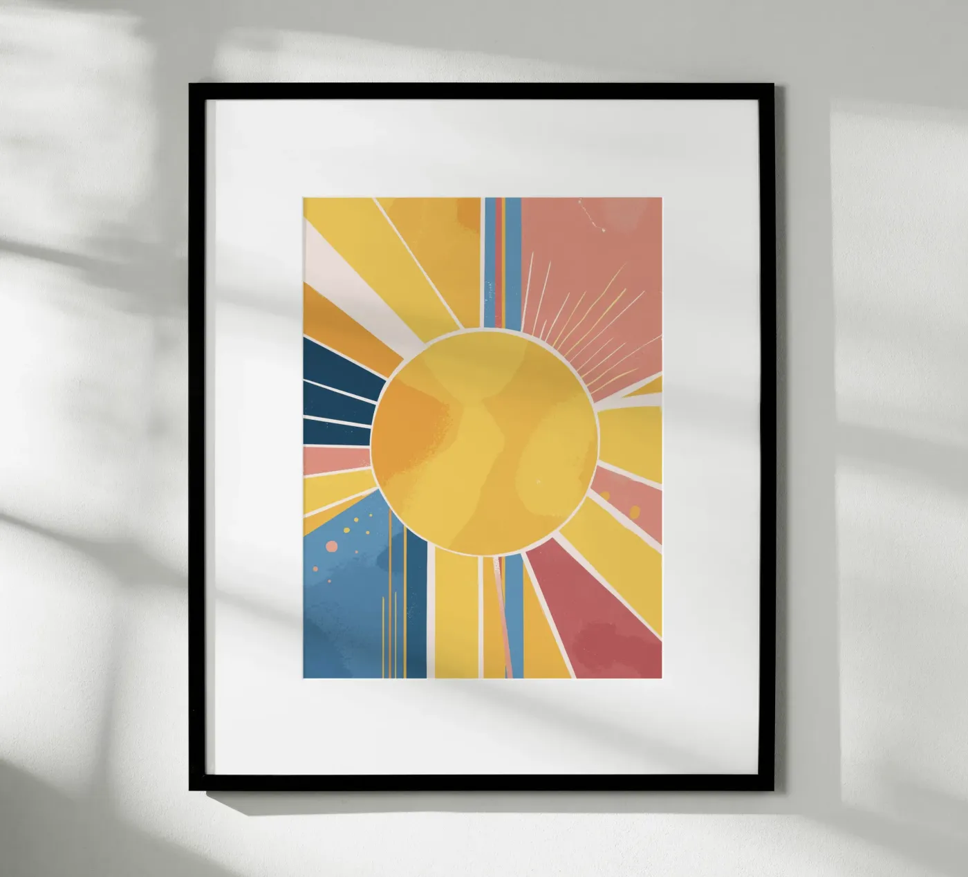 De zon poster van Pictura