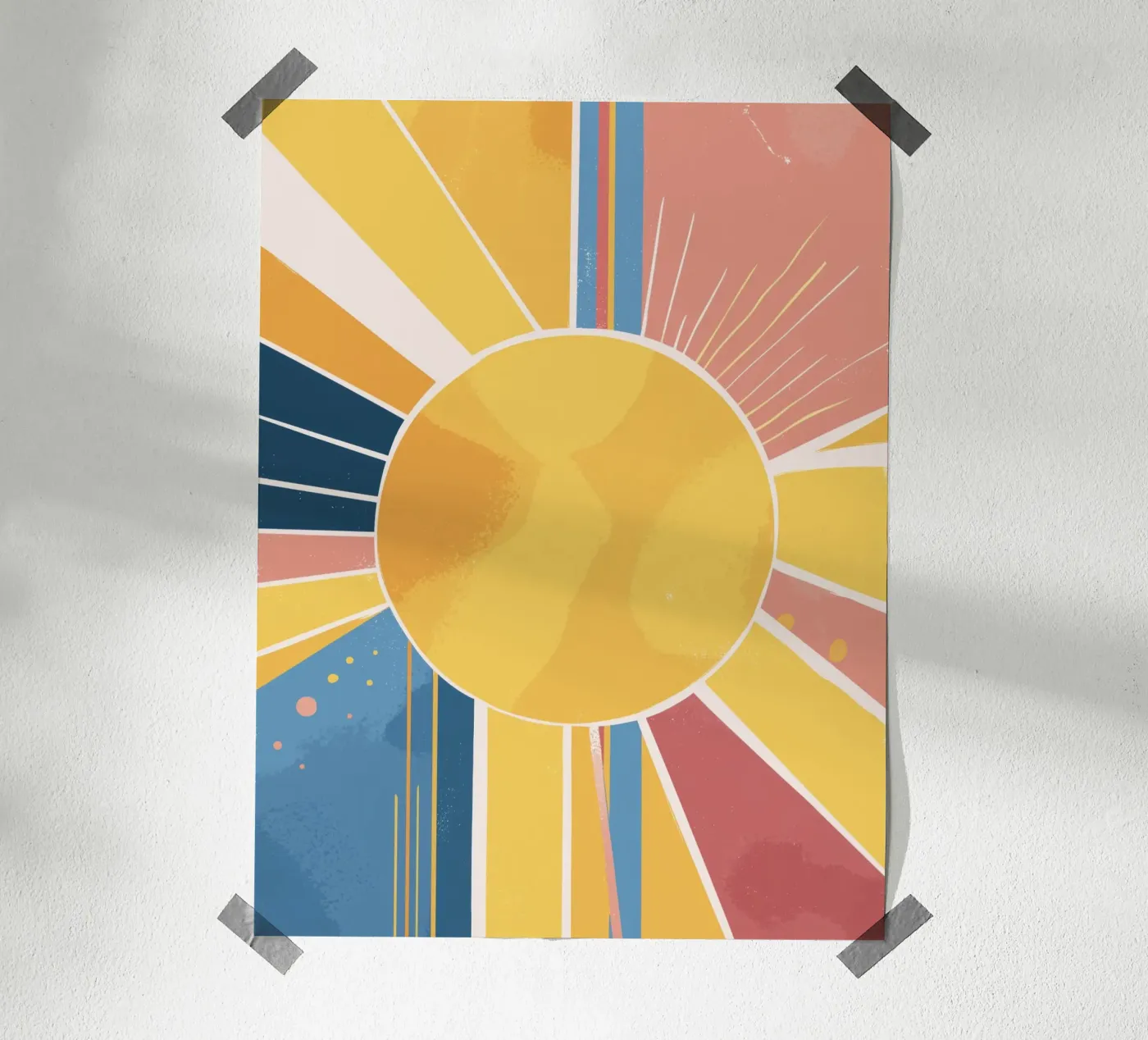 De zon poster van Pictura