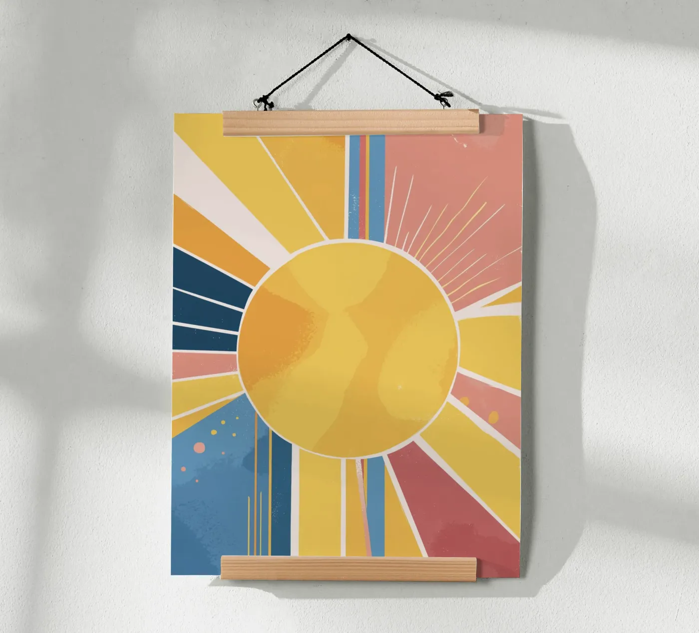 De zon poster van Pictura