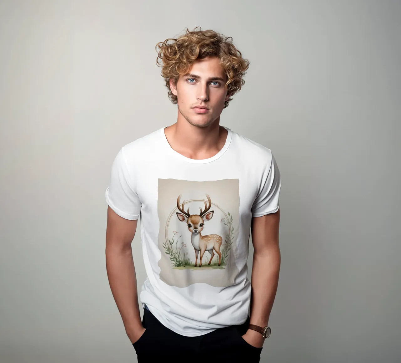 Hazel the Little Deer t-shirt da Klitzeklein