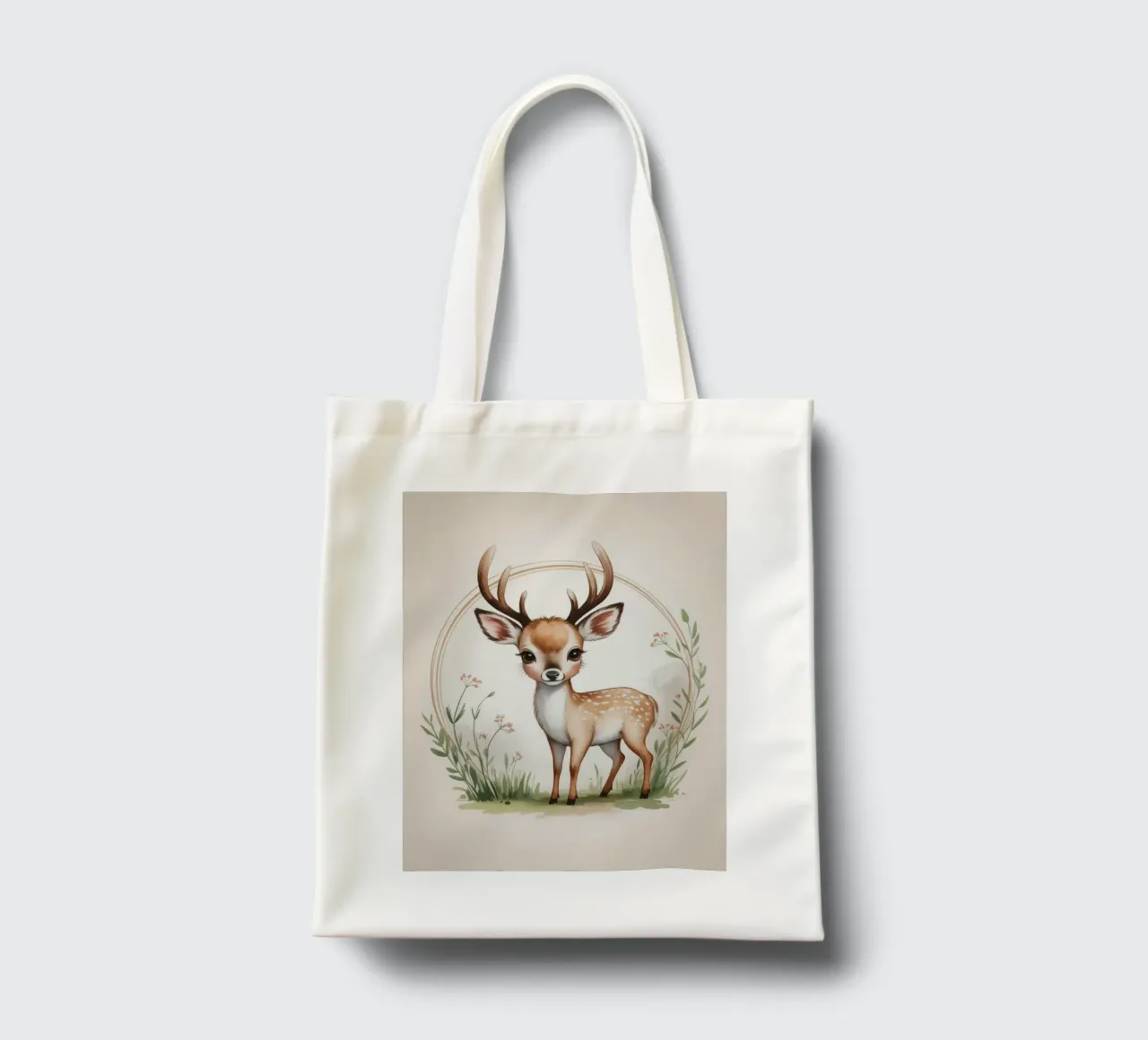 Hazel the Little Deer borsa in juta da Klitzeklein