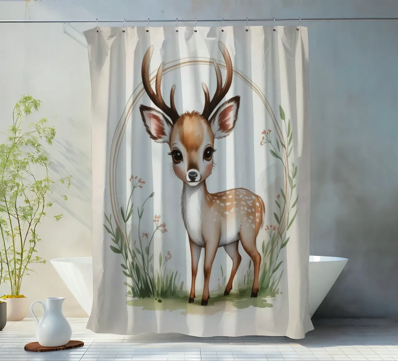 Hazel the Little Deer tenda da doccia da Klitzeklein