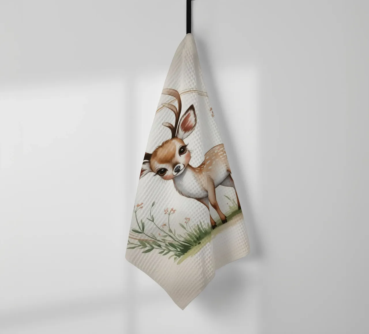 Hazel the Little Deer canovaccio da cucina da Klitzeklein