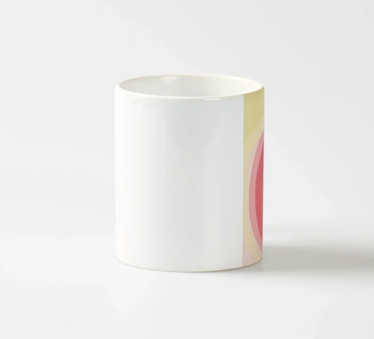 Rosa e giallo tazza in ceramica da Pictura