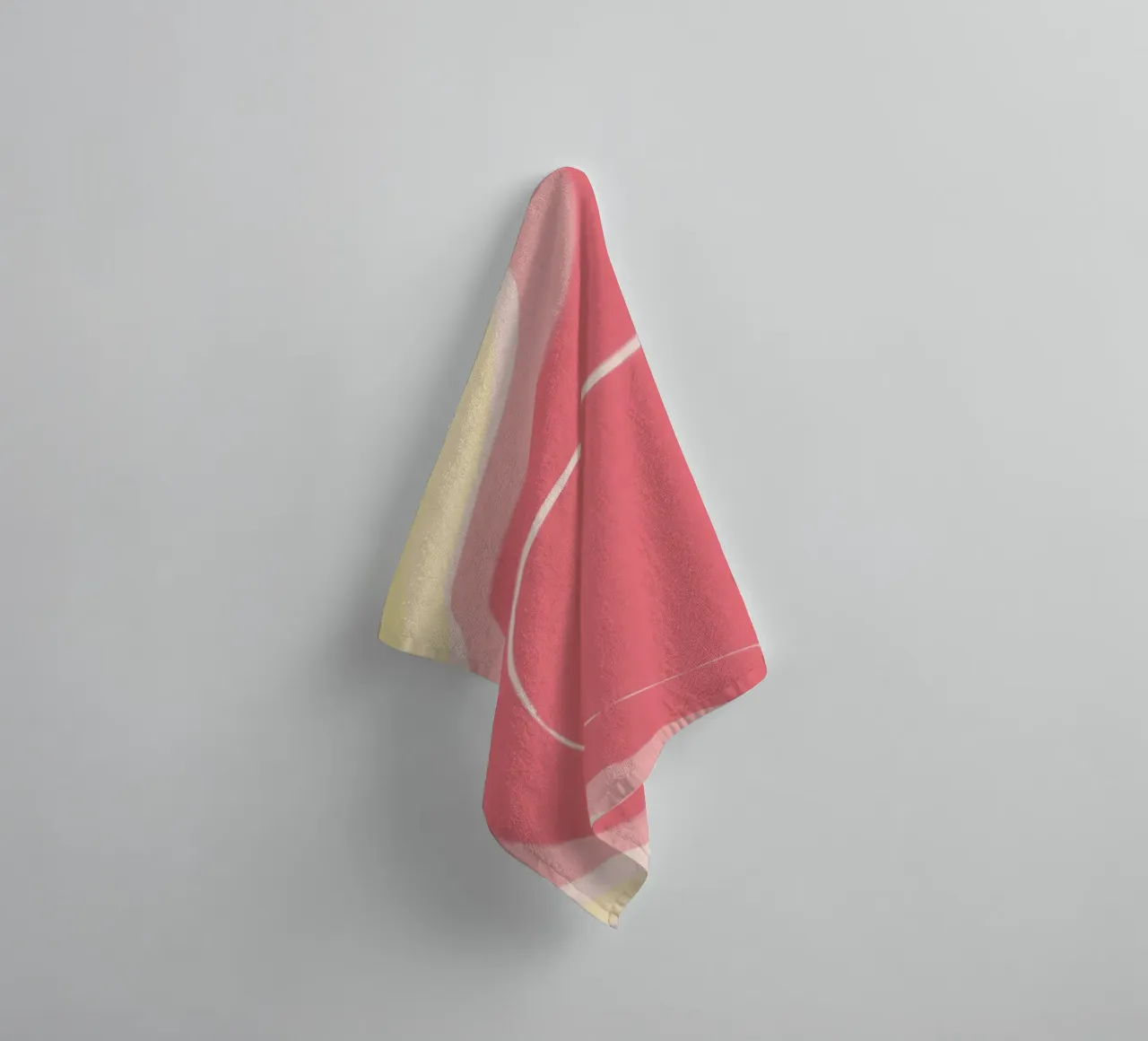 Rose et jaune serviette de bain de Pictura