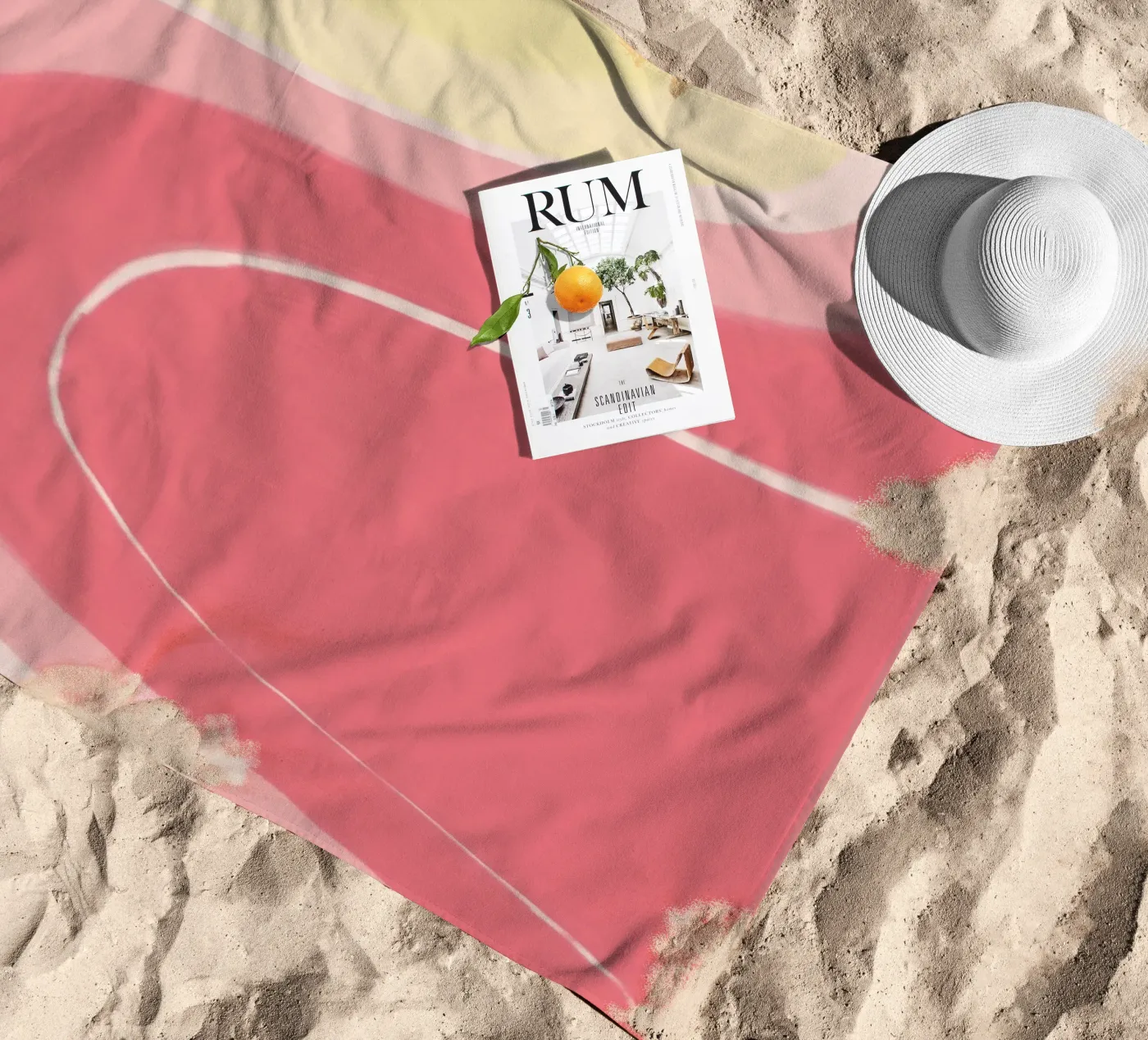 Pink and Yellow telo mare da Pictura