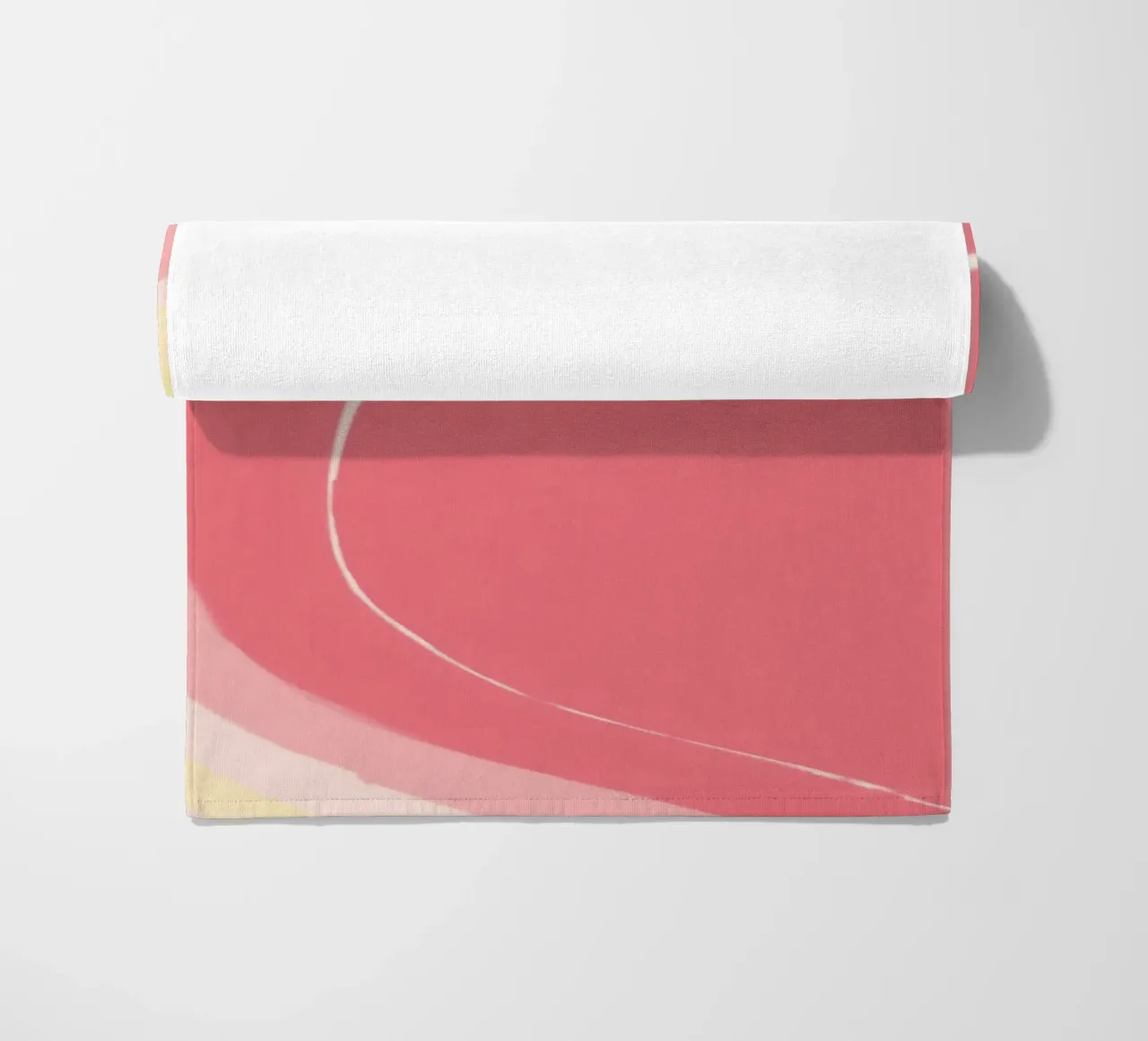 Rosa e giallo telo mare da Pictura