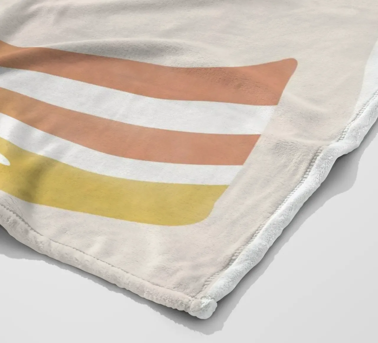 Abstract in soft colors fleece blanket by Pictura