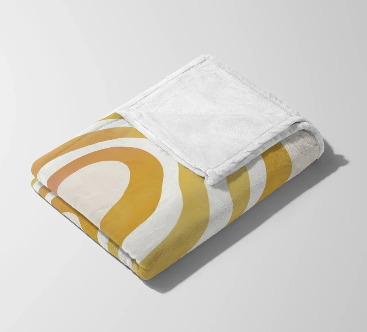 Abstract in soft colors fleece blanket by Pictura