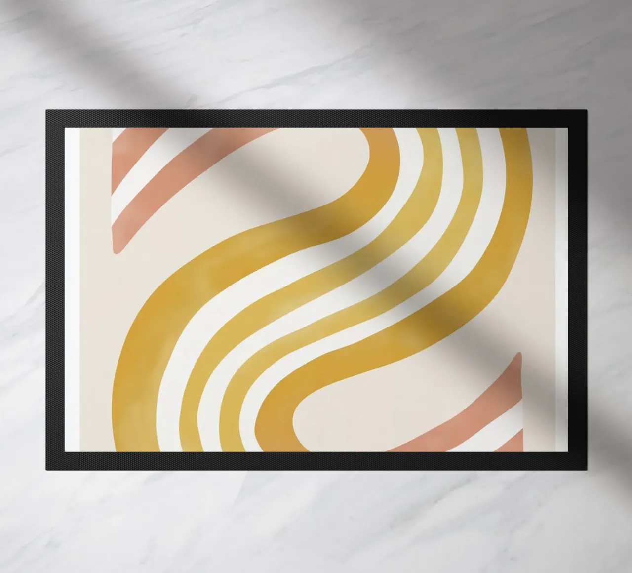 Astratto in colori tenui zerbino da Pictura