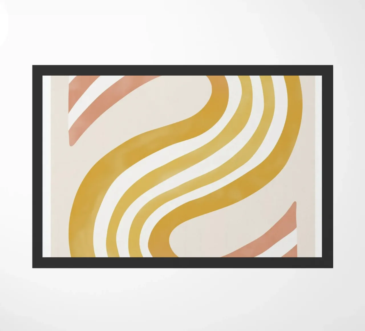 Astratto in colori tenui zerbino da Pictura