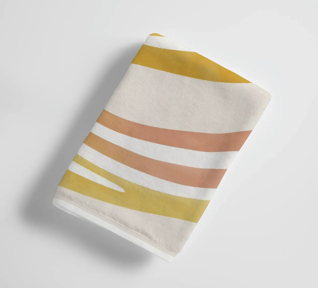 Abstract in soft colors towel by Pictura