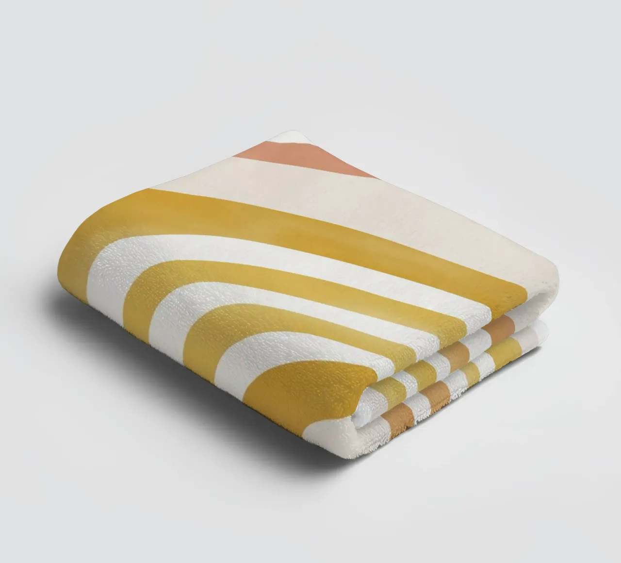 Abstract in soft colors towel by Pictura
