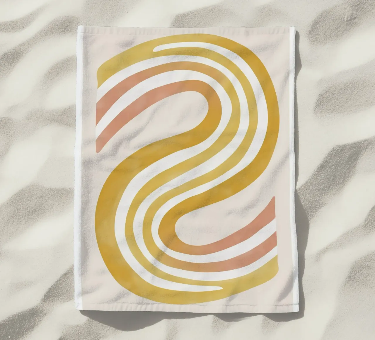 Astratto in colori tenui telo mare da Pictura