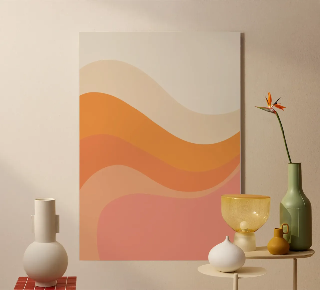 Breathe in Peach plexiglass da Madame Andia