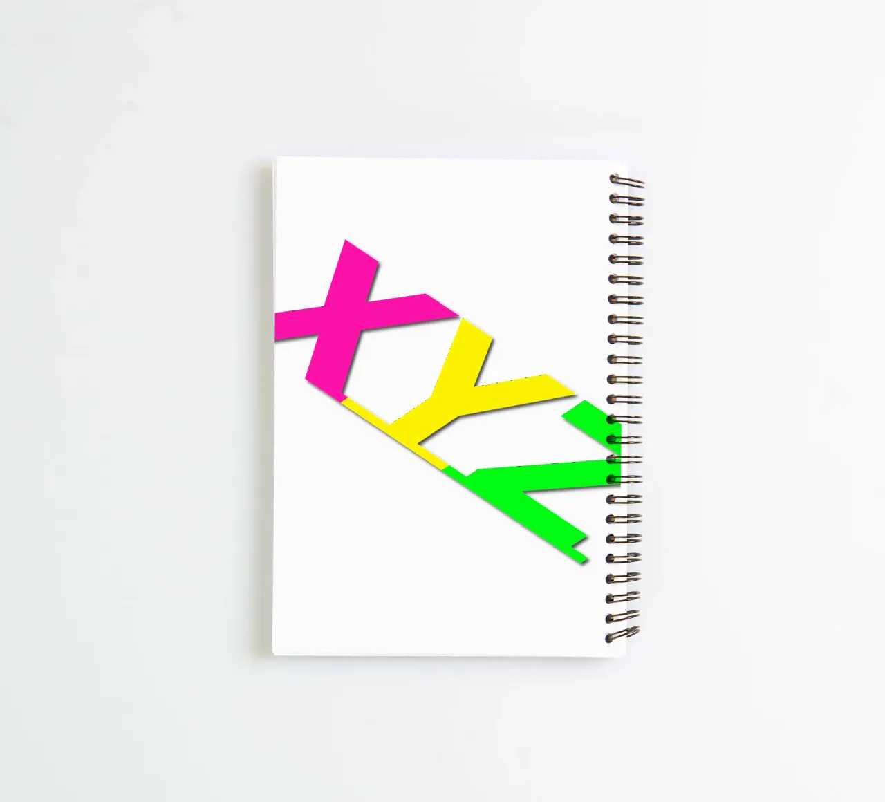 XYZ Everlasting Classic Rock Song spiral notebook by Urban Life