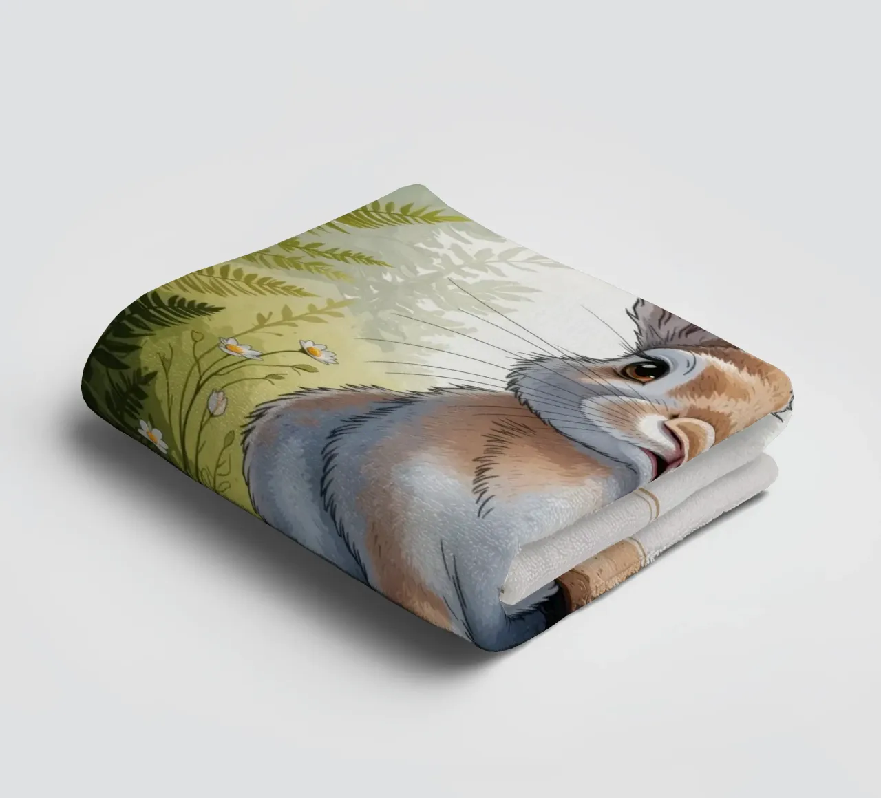 Hoppel the Little Rabbit asciugamano da bagno da Klitzeklein