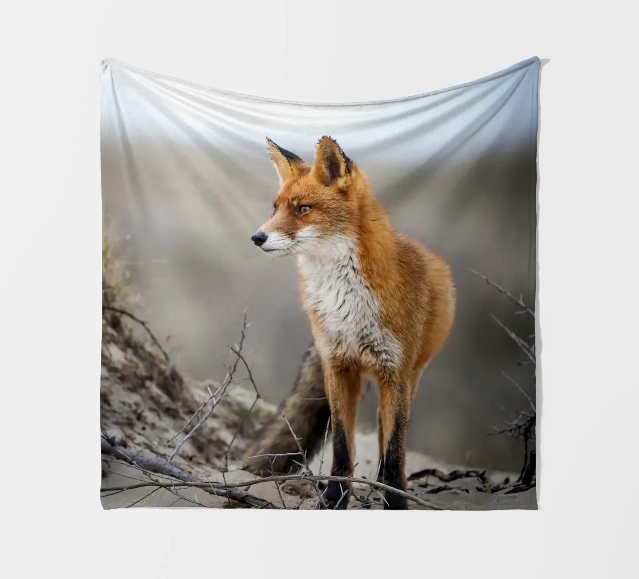 Volpe rossa coperta in pile da Tom's Wildlife