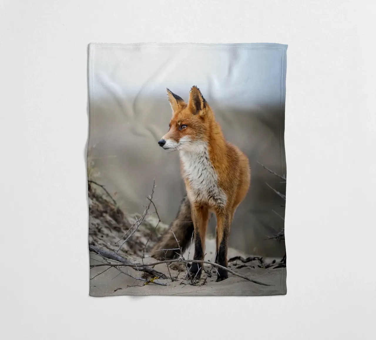 Rotfuchs Fleecedecke von Tom's Wildlife