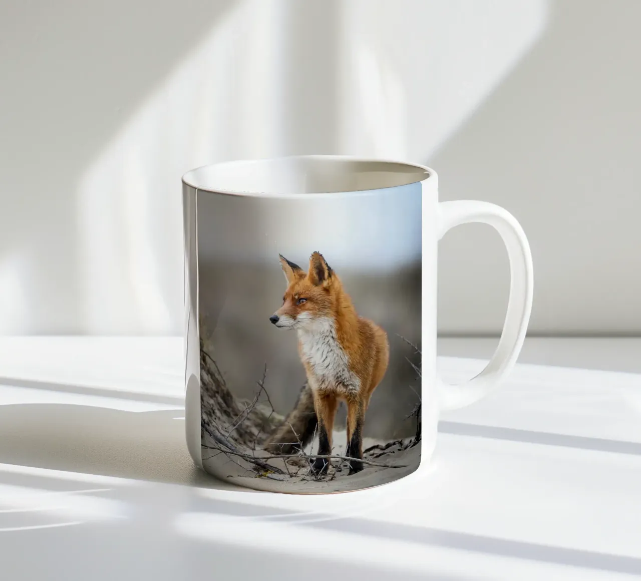 Volpe rossa tazza in ceramica da Tom's Wildlife