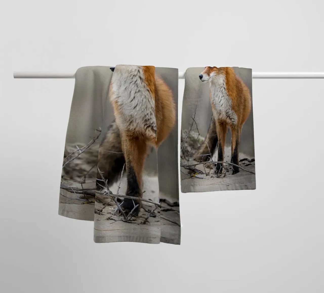 Rotfuchs Handtuch von Tom's Wildlife