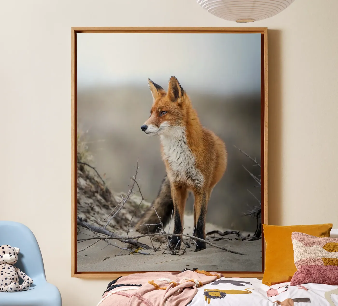 Red fox Leinwand von Tom's Wildlife