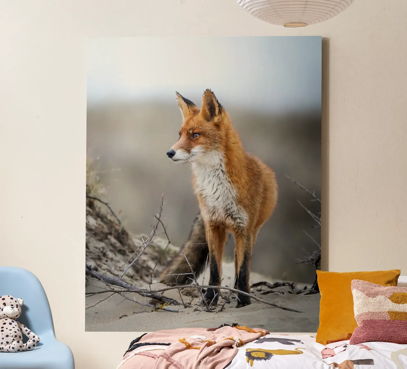 Red fox Leinwand von Tom's Wildlife