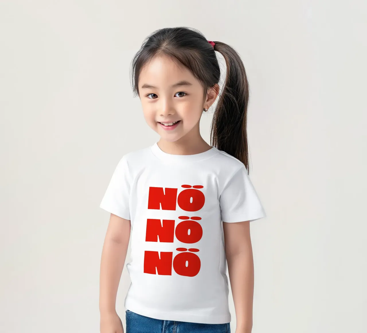 Nope kids t-shirt by Flo Klein