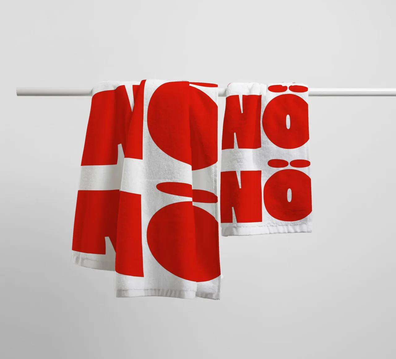 Nope asciugamano da bagno da Flo Klein