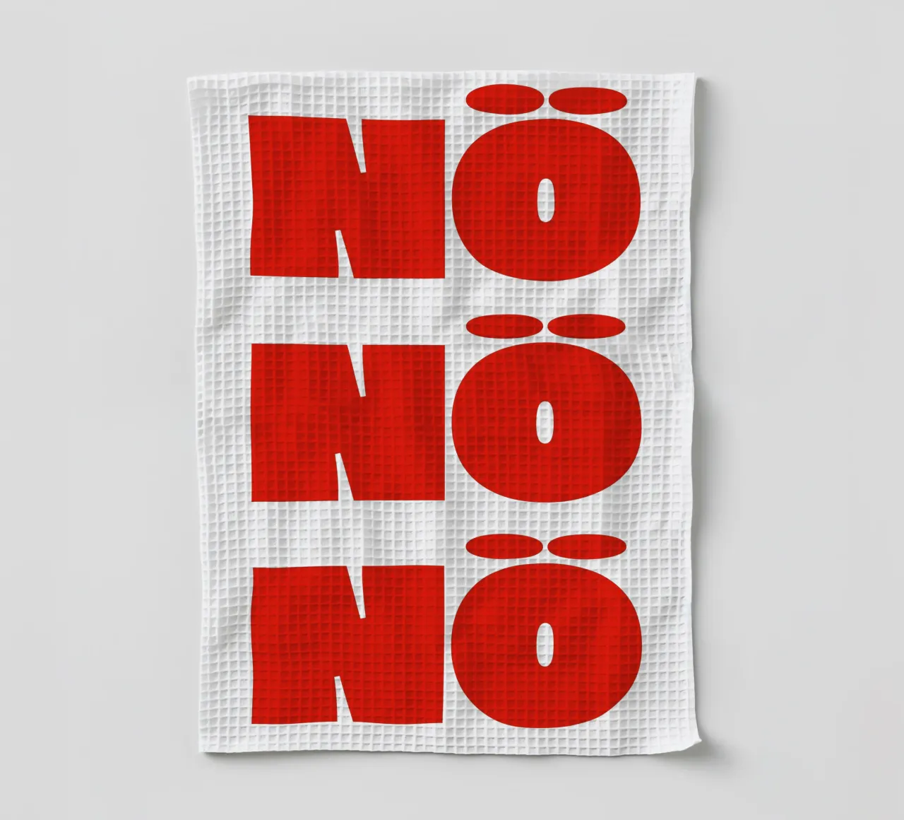 Nope canovaccio da cucina da Flo Klein