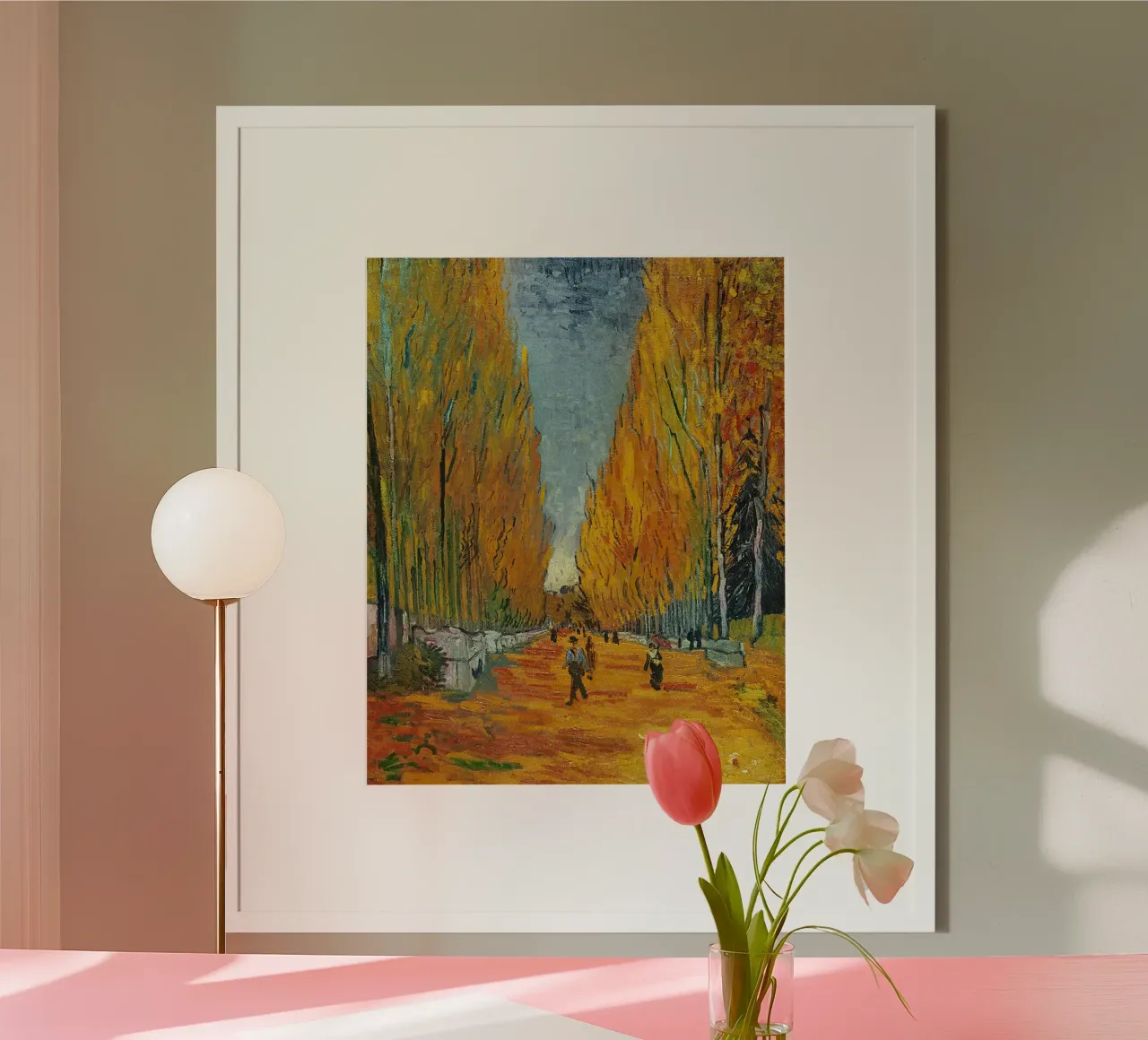 L'Allee des Alyscamps Arles carta hahnemühle da ValerieArt