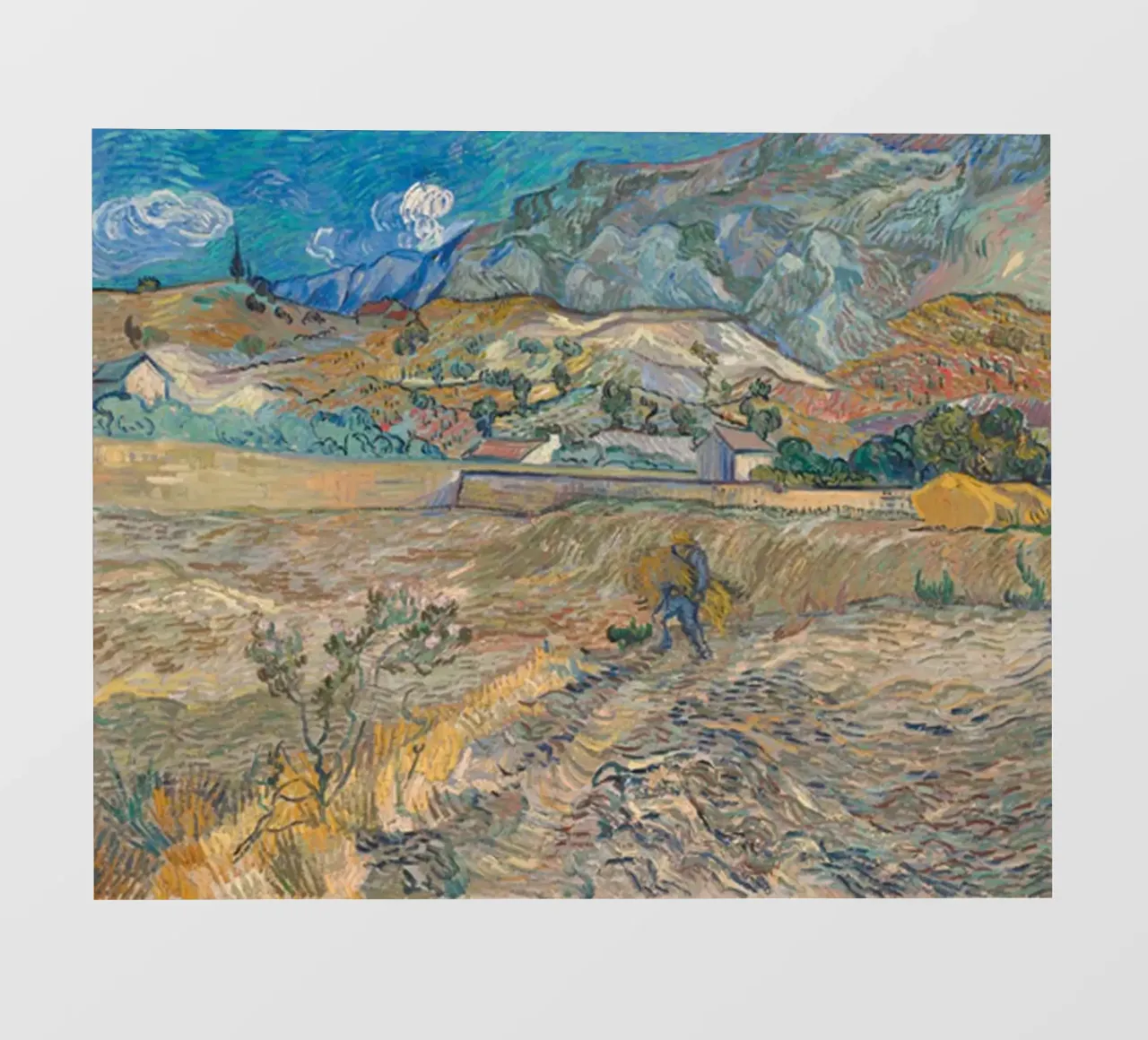 Paesaggio a Saint Re 1889 telo in pvc da ValerieArt