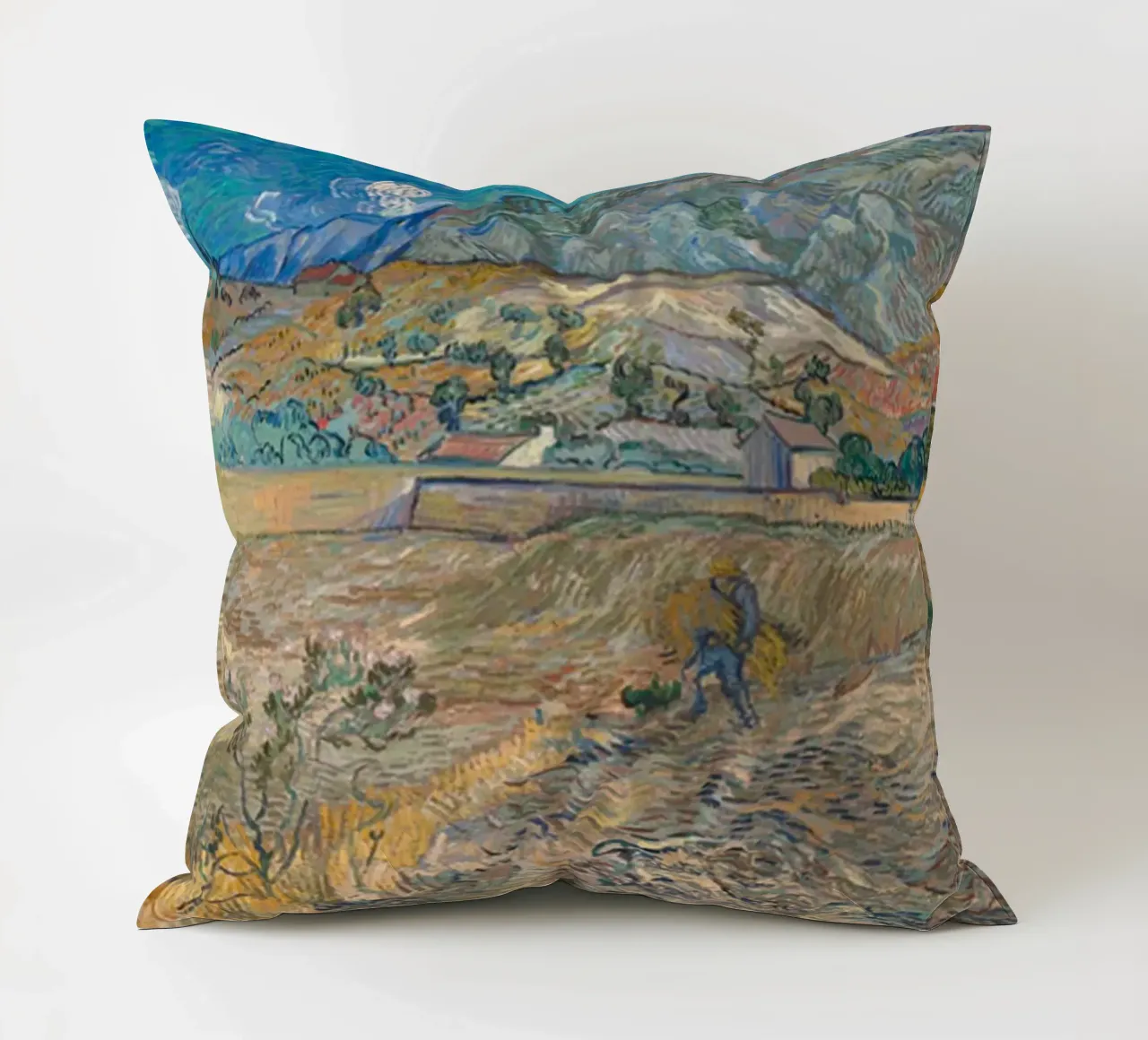 Paesaggio a Saint Re 1889 cuscino da ValerieArt