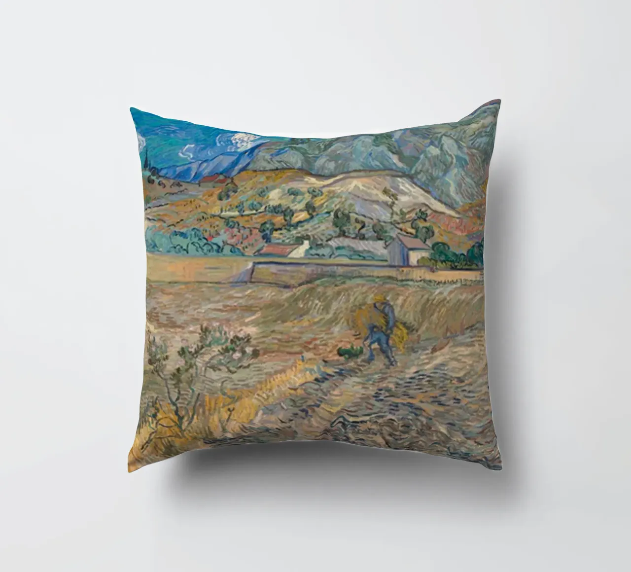 Paesaggio a Saint Re 1889 cuscino da ValerieArt