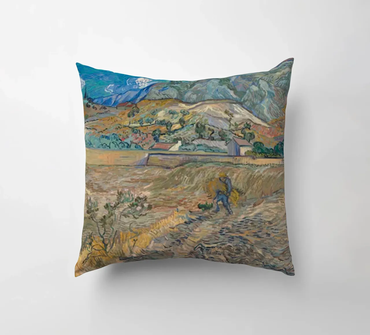 Paesaggio a Saint Re 1889 cuscino da ValerieArt