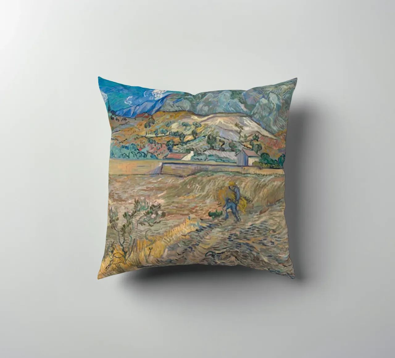 Paesaggio a Saint Re 1889 cuscino da ValerieArt