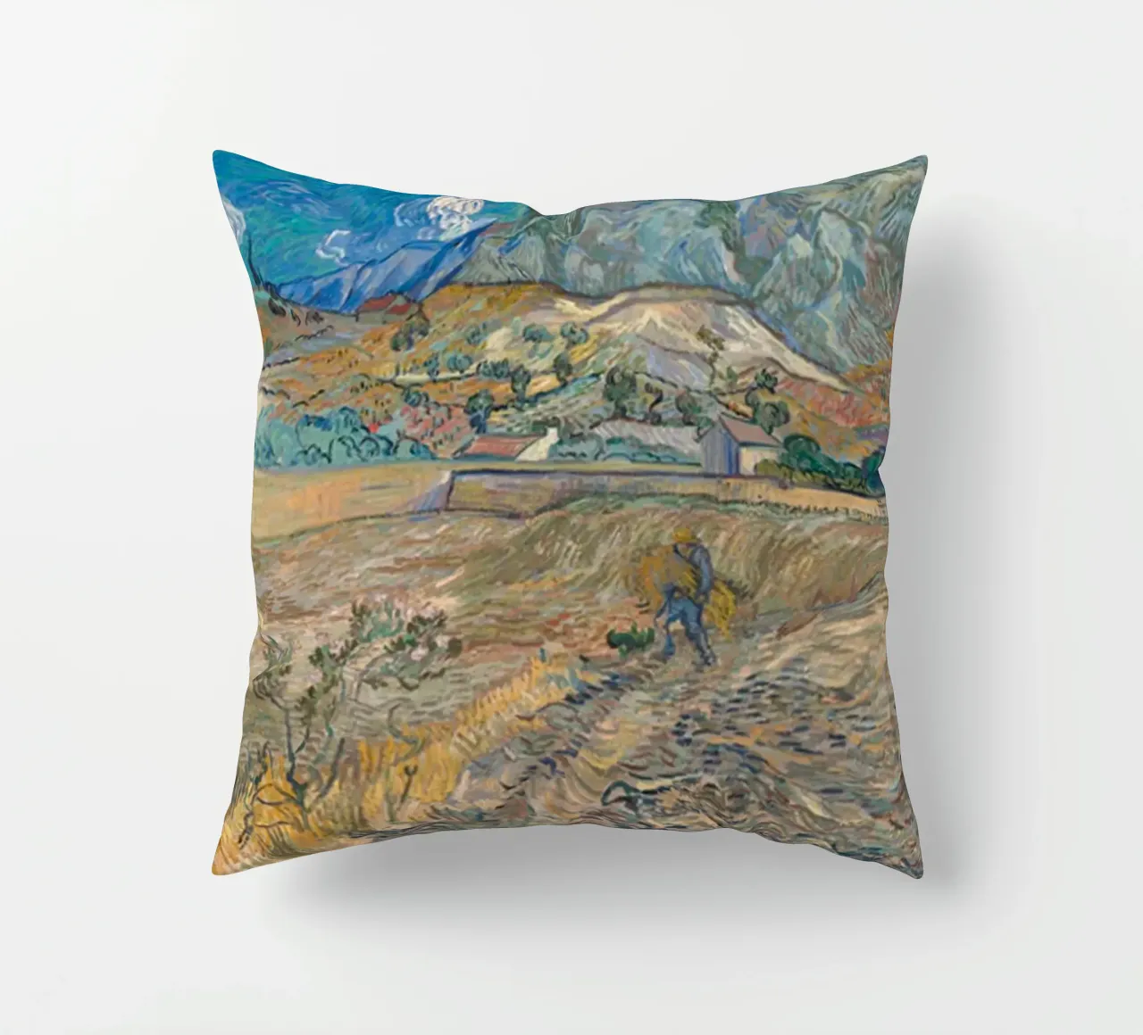 Paesaggio a Saint Re 1889 cuscino da ValerieArt