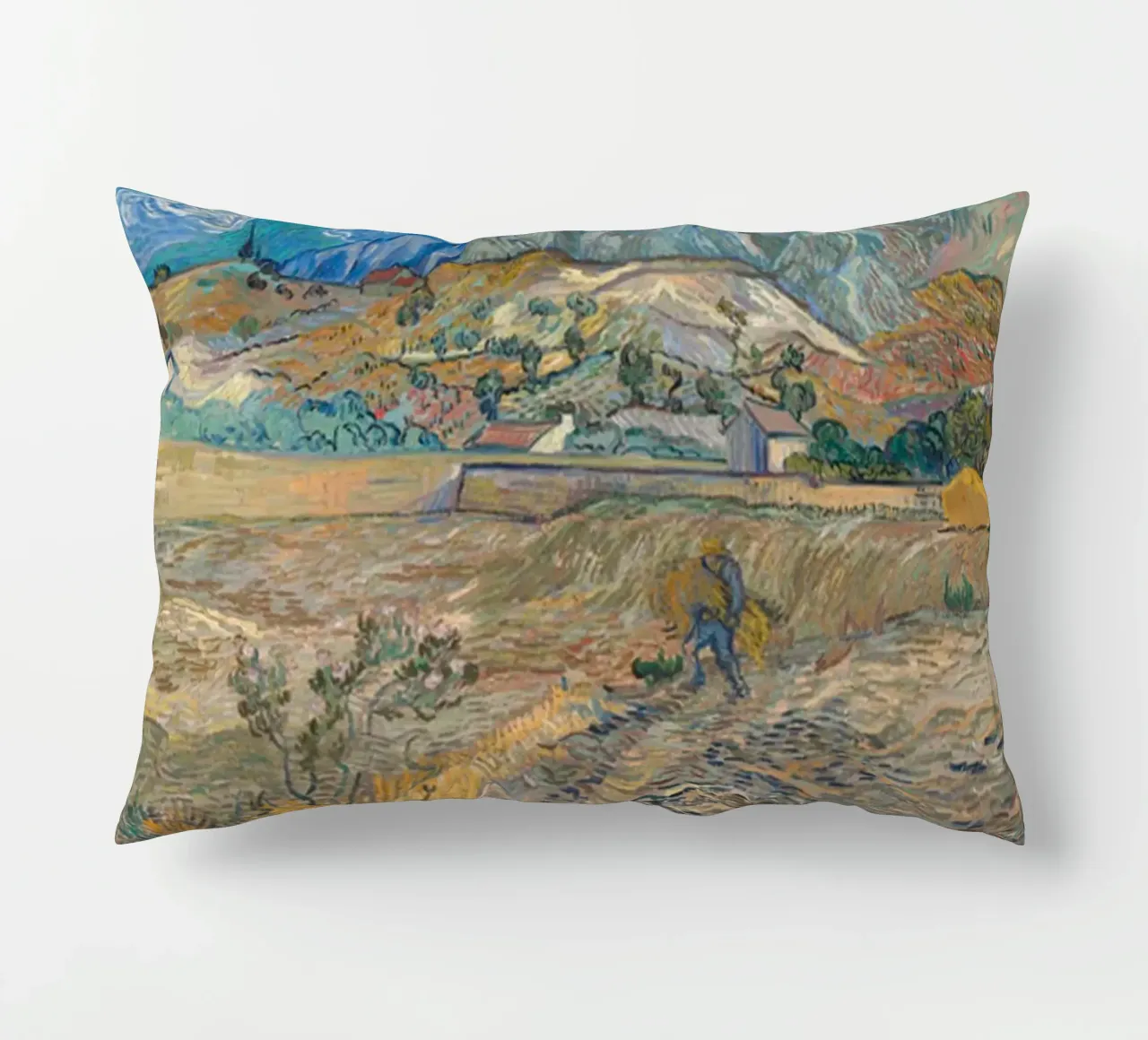 Paesaggio a Saint Re 1889 cuscino da ValerieArt