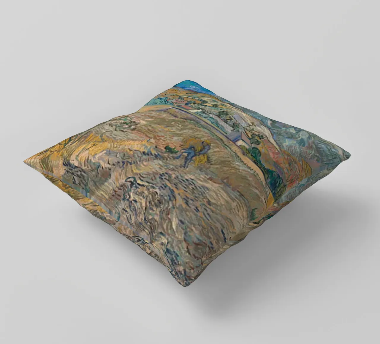 Paesaggio a Saint Re 1889 cuscino da ValerieArt