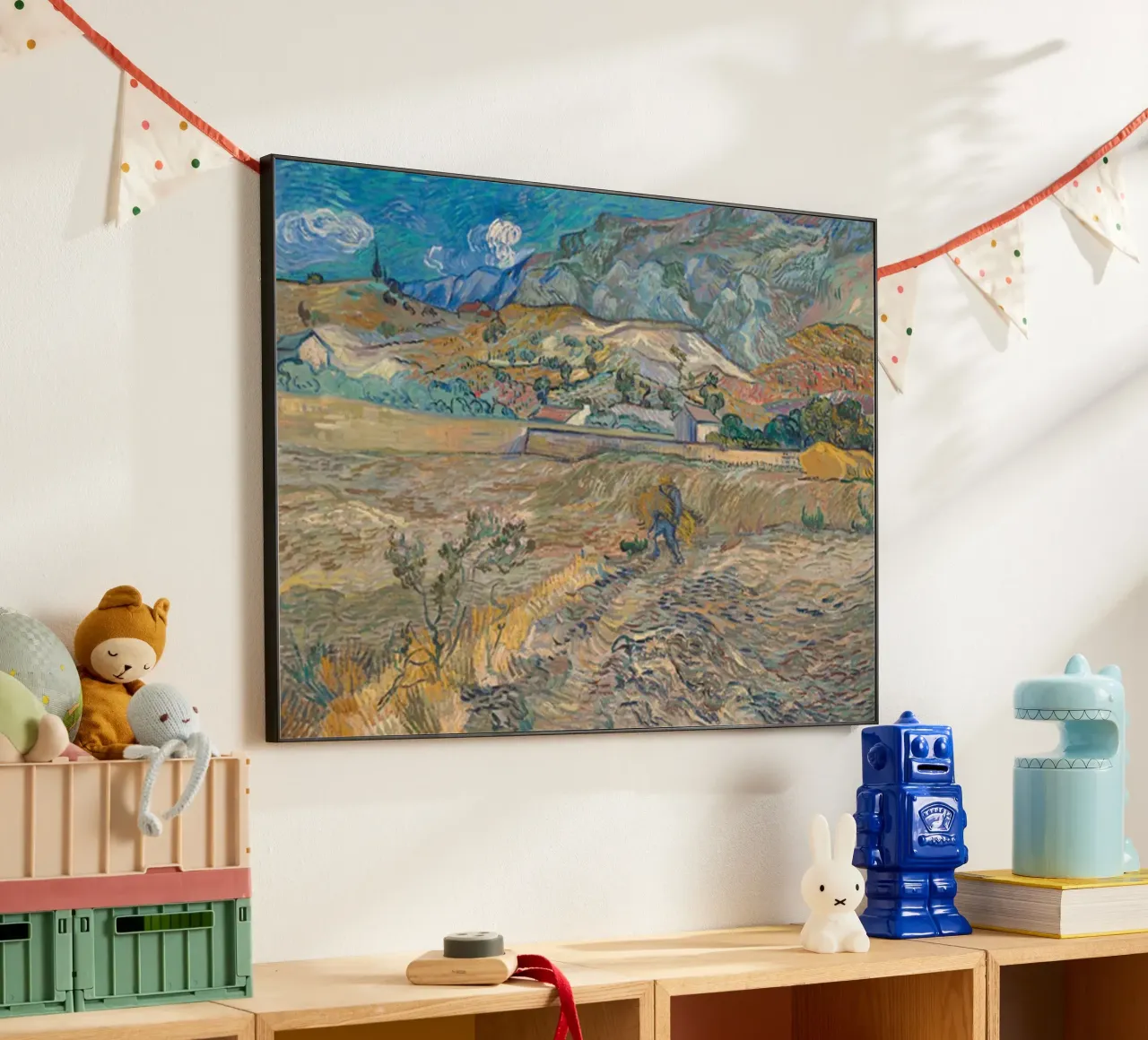 Paesaggio a Saint Re 1889 alluminio dibond da ValerieArt