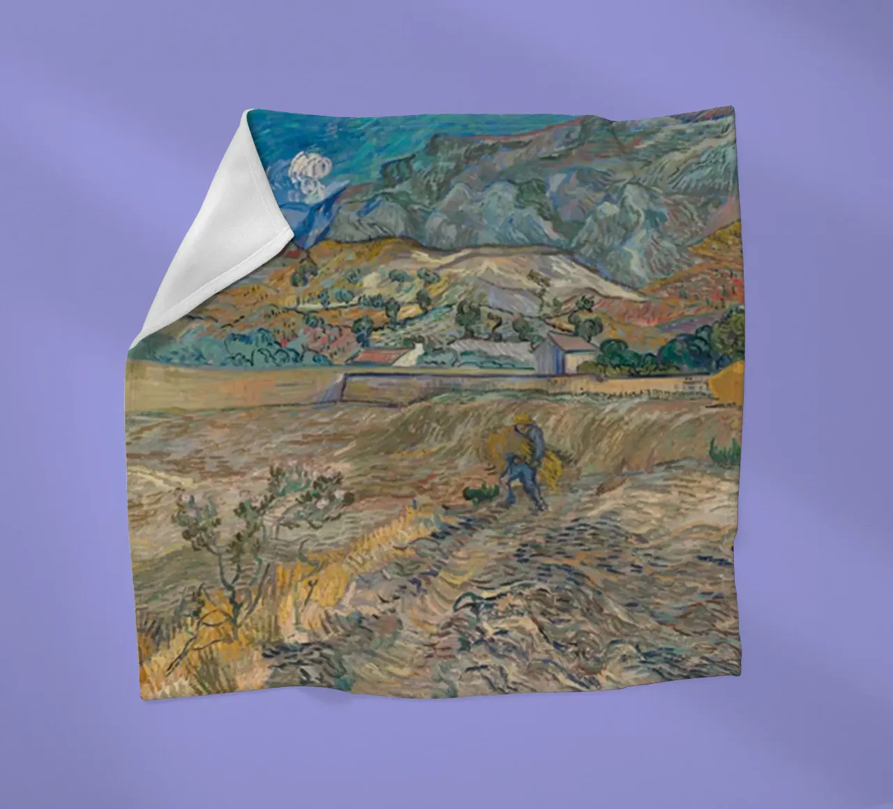 Paesaggio a Saint Re 1889 coperta in pile da ValerieArt
